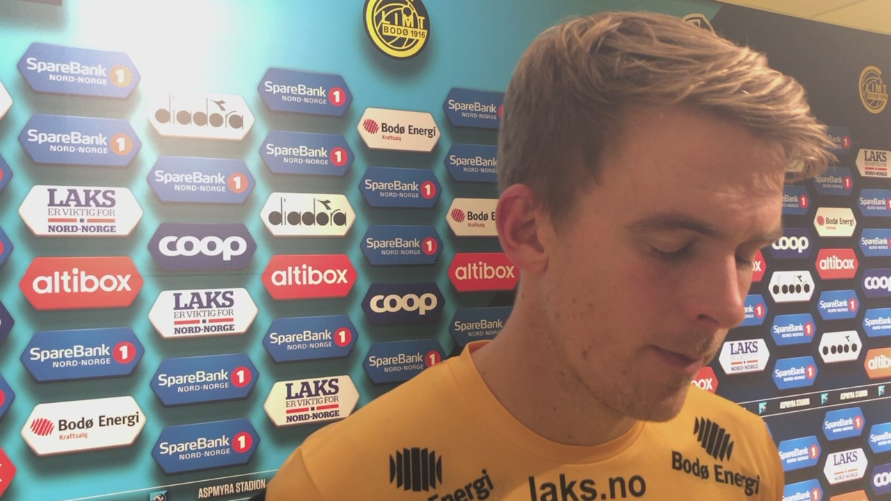 Kristian Fardal Opseth etter kampen mot Vålerenga.